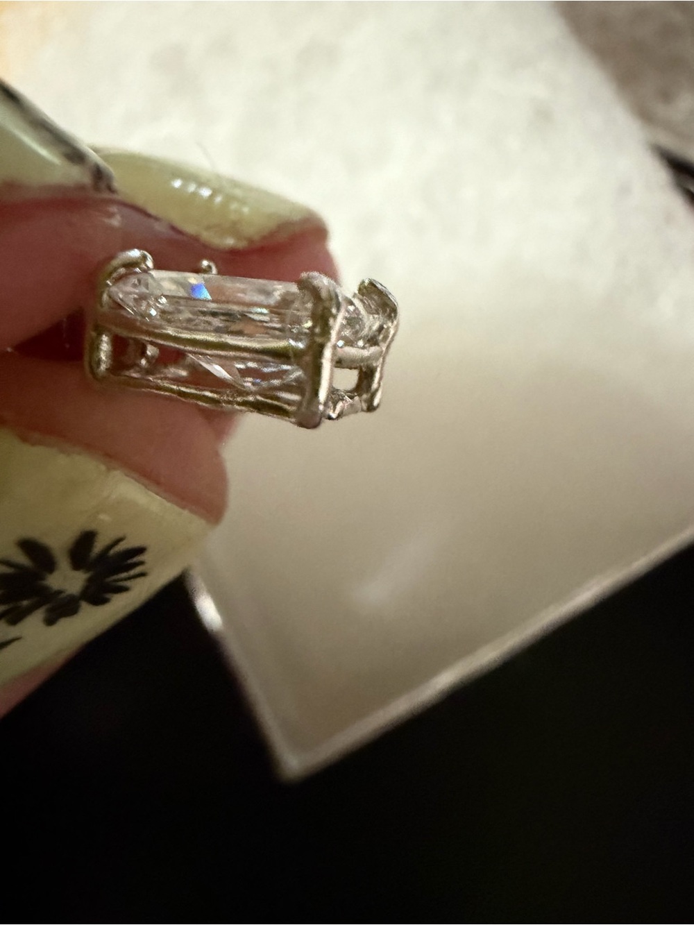 Classic 1.5 carat radiant lab grown diamond Pendant - Picture 6 of 12